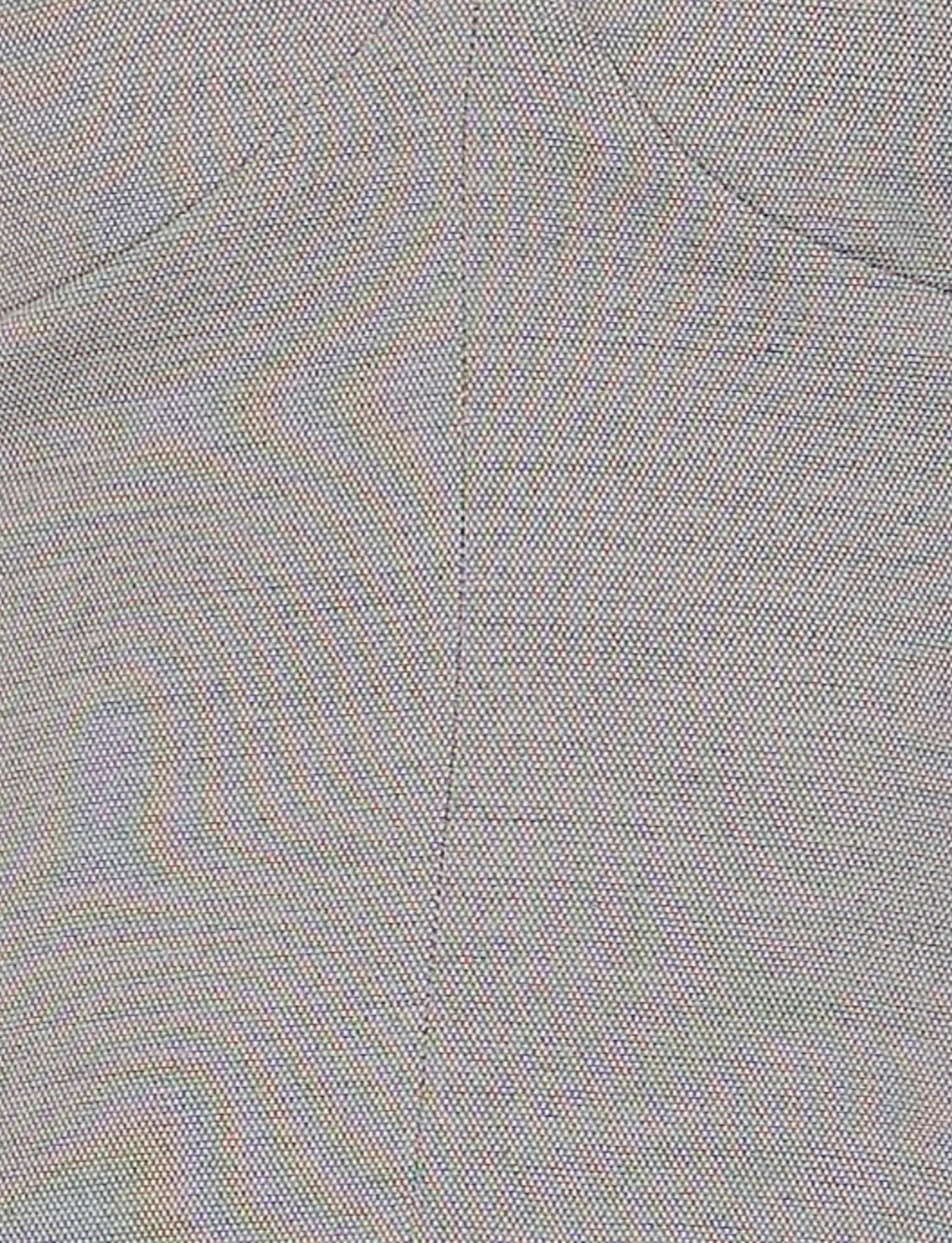 Close-up of the TIGERMIST MCKAY TOP - GREY fabric with a visible seam running vertically in the middle. The texture shows a fine, mesh-like pattern, slightly rippled near the seam. The stitching appears even and neat on this piece with its adjustable halter neck strap.