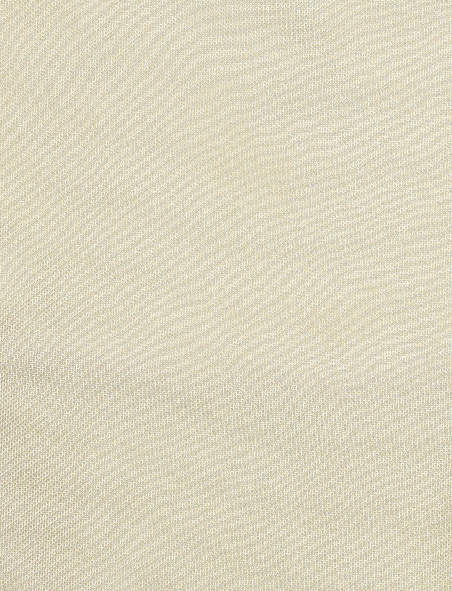 A close-up view of the CYRIL DRESS - YELLOW : LEMON by TIGERMIST reveals a finely woven fabric in a light beige or off-white color. The texture is smooth with a subtle pattern, reminiscent of the elegant material used for its adjustable straps and satin cowl back design.