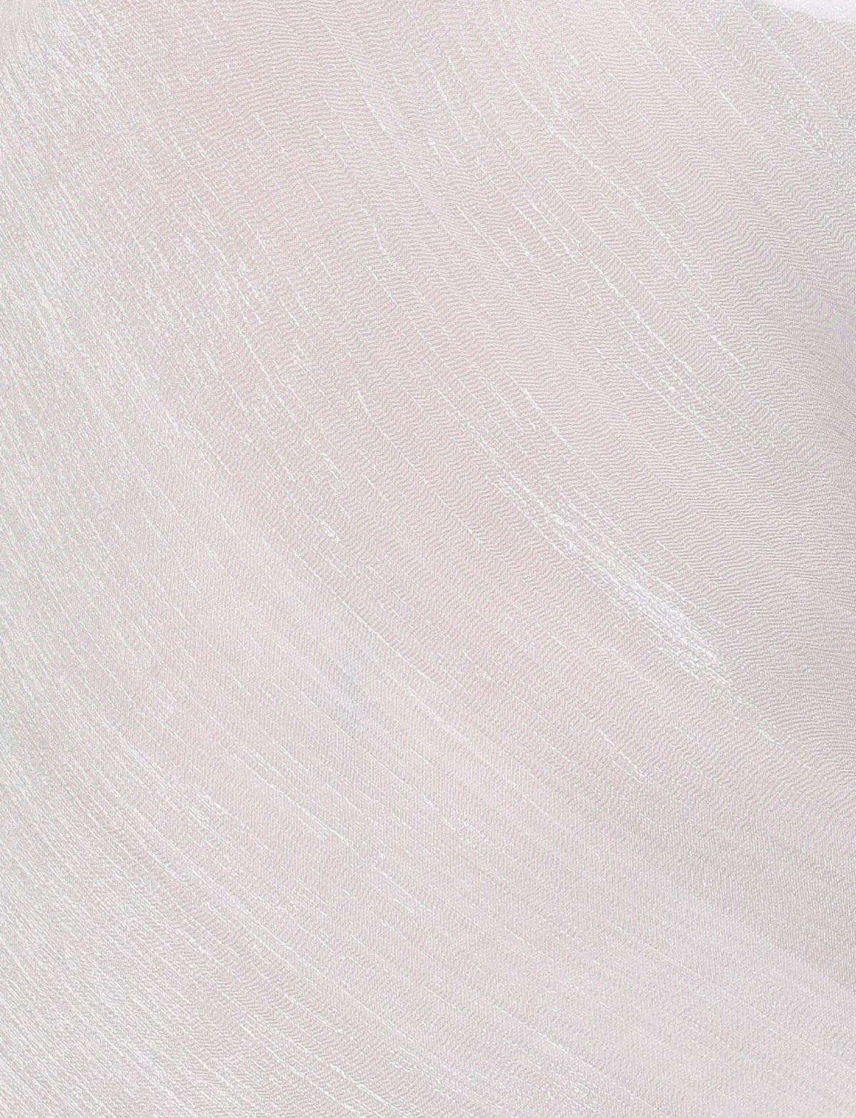 Close-up of the KIAH MAXI DRESS - WHITE : ICE by TIGERMIST, showcasing its light, sheer fabric with a wavy texture and soft shine—delicate and translucent, ideal for the bias cut maxi with adjustable criss crossed shoulder straps.