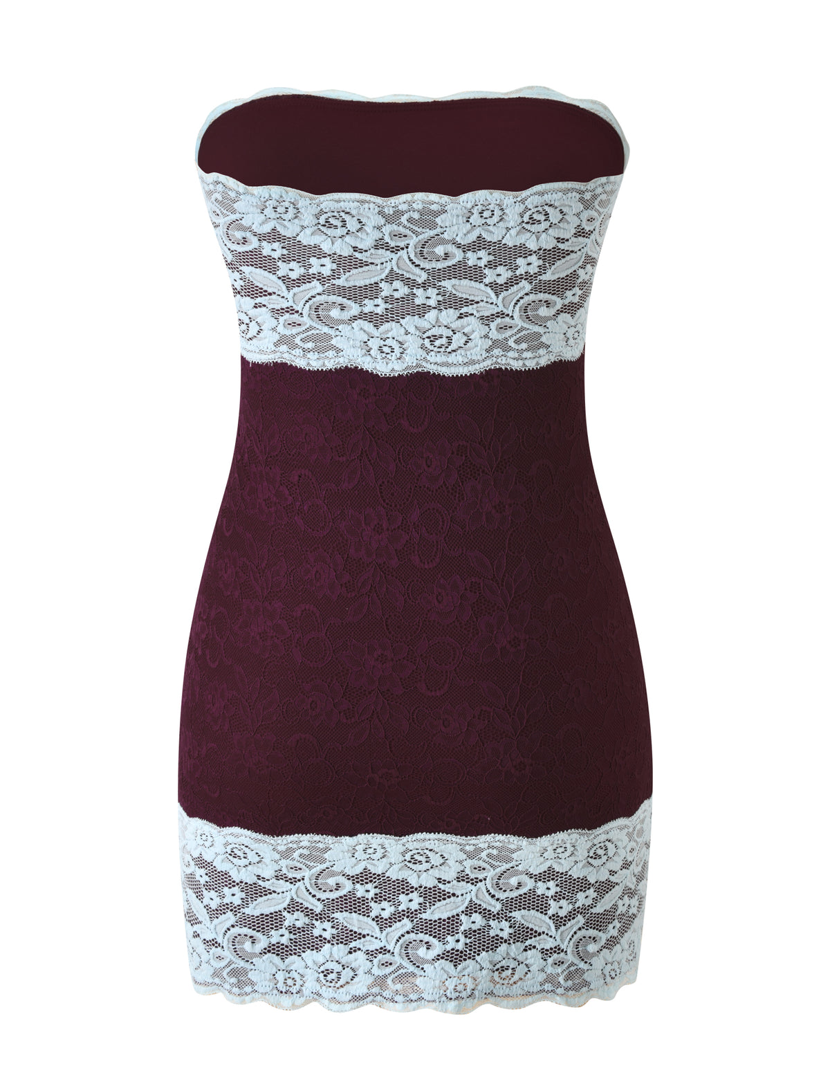 SAXON MINI DRESS - CHERRY COLA