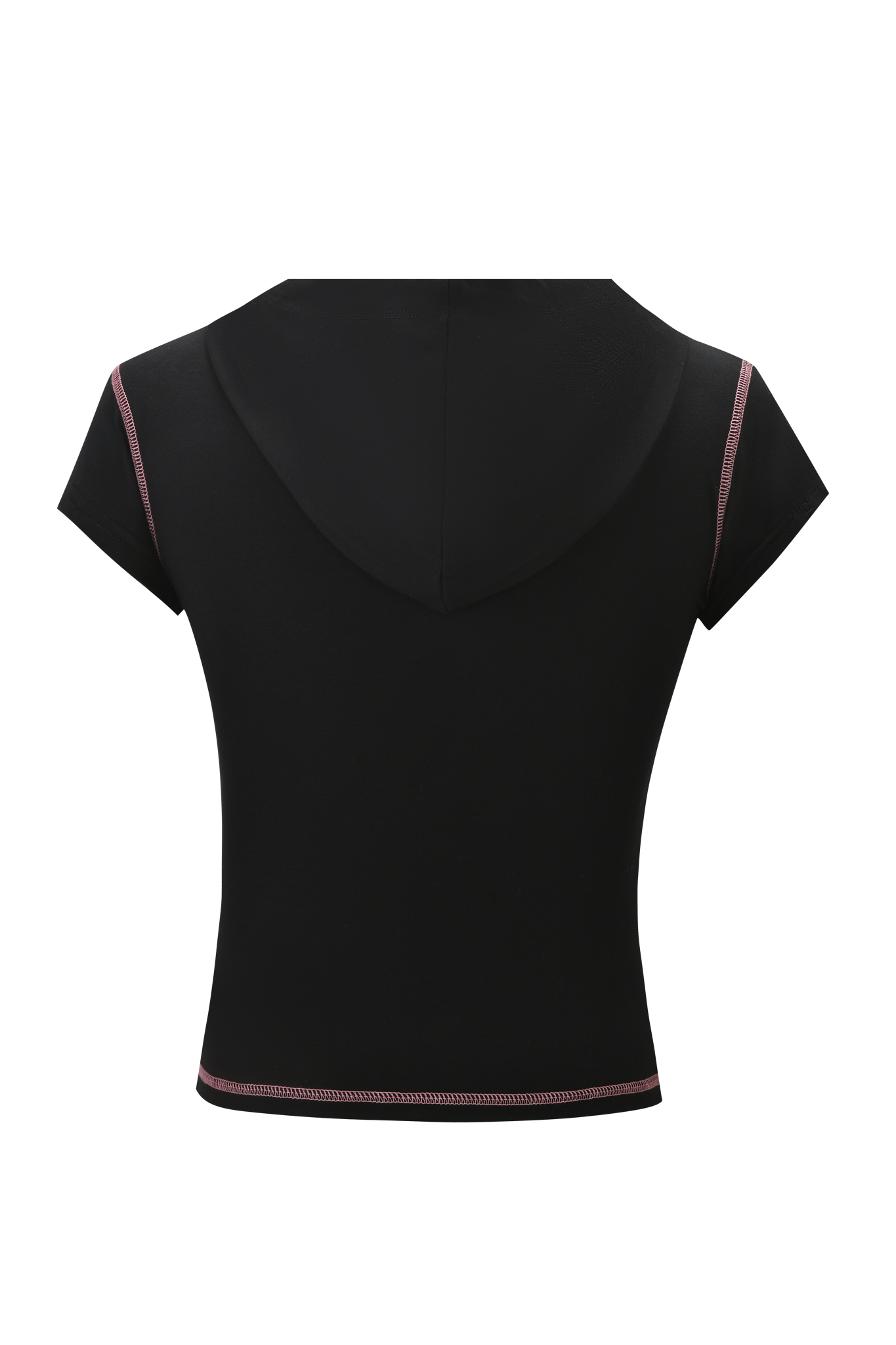 BLARE CAP SLEEVE HOODIE - BLACK