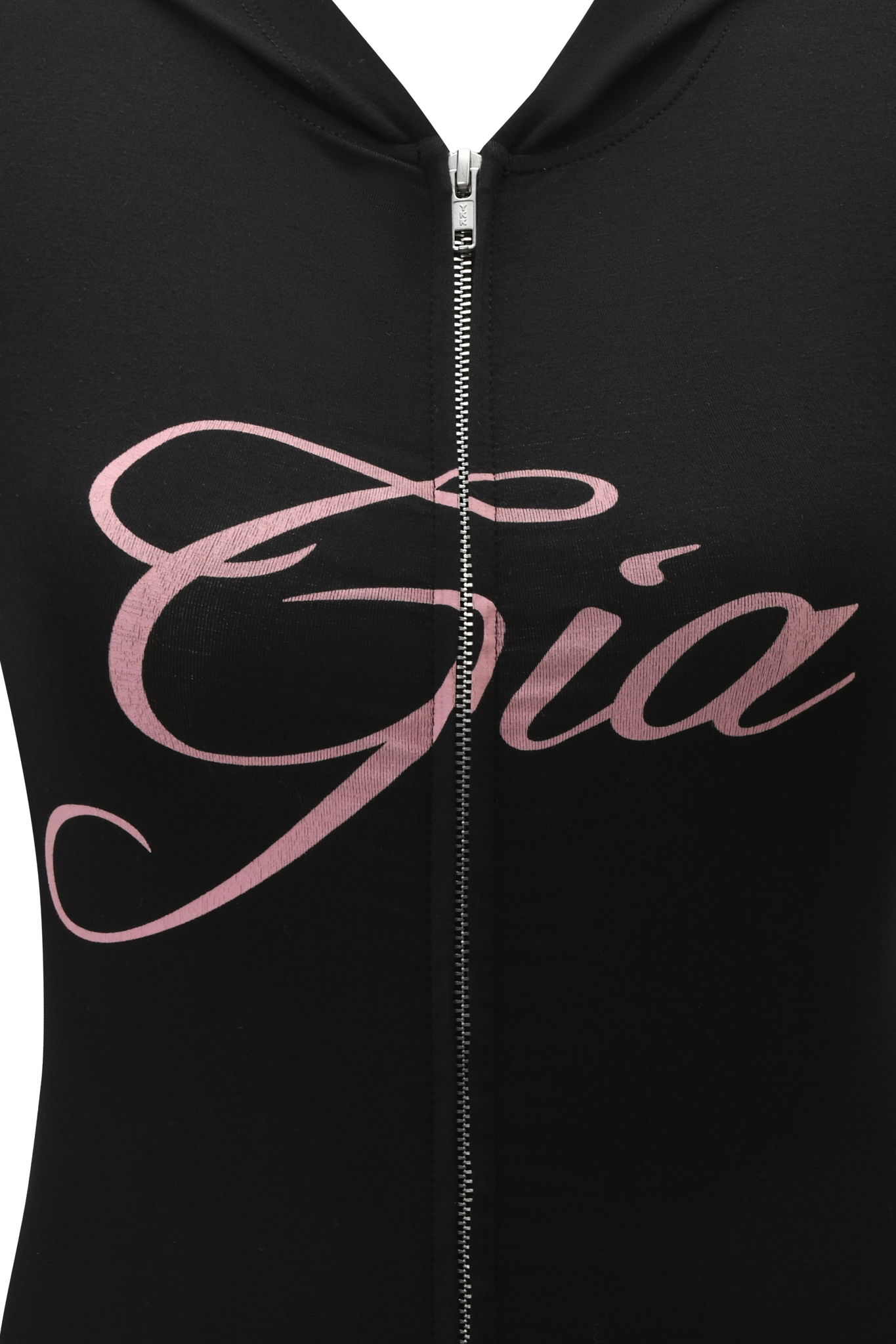 BLARE CAP SLEEVE HOODIE - BLACK
