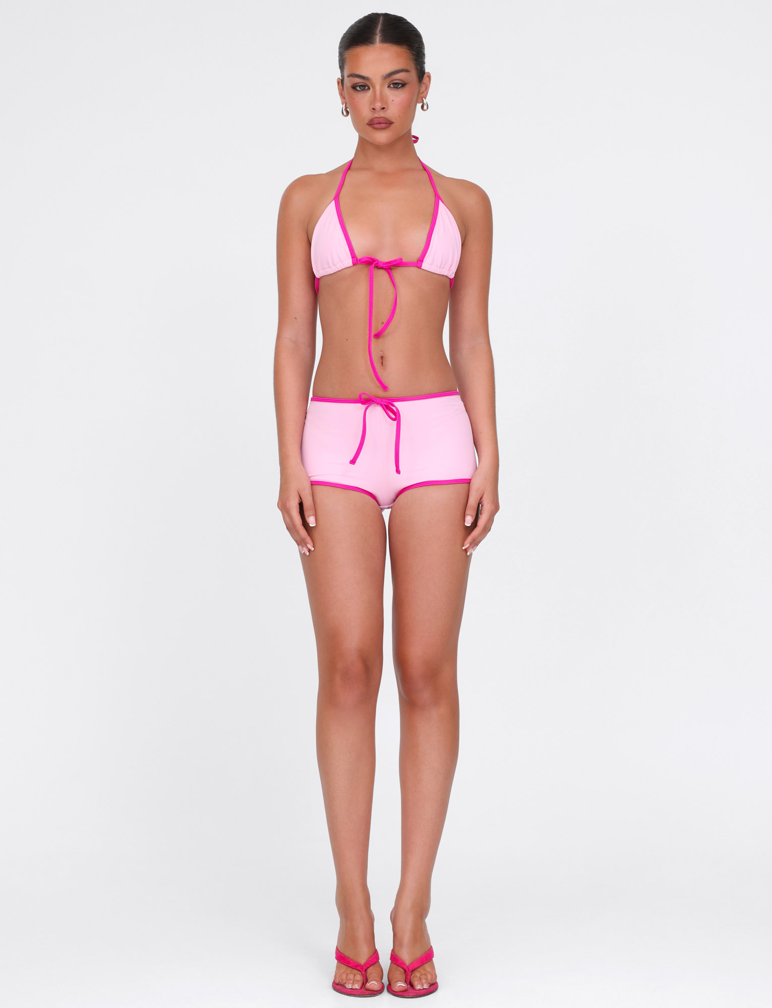 KRISTIN BIKINI TOP - PINK