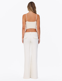KITTIE PANT - WHITE : CREAM
