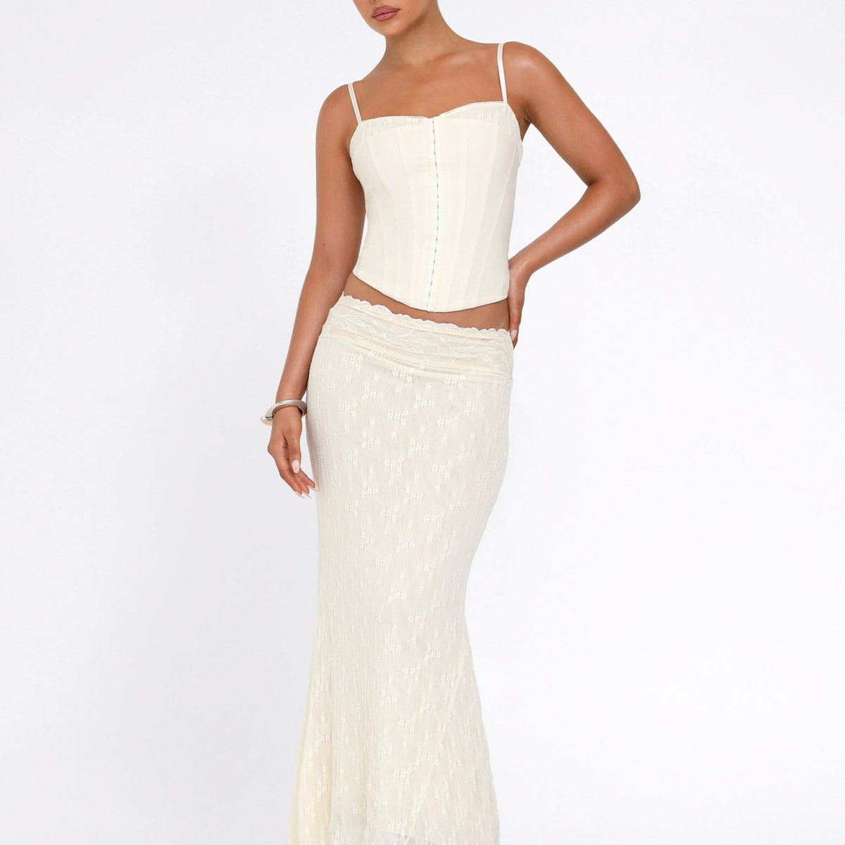 Arcellia White Skirt