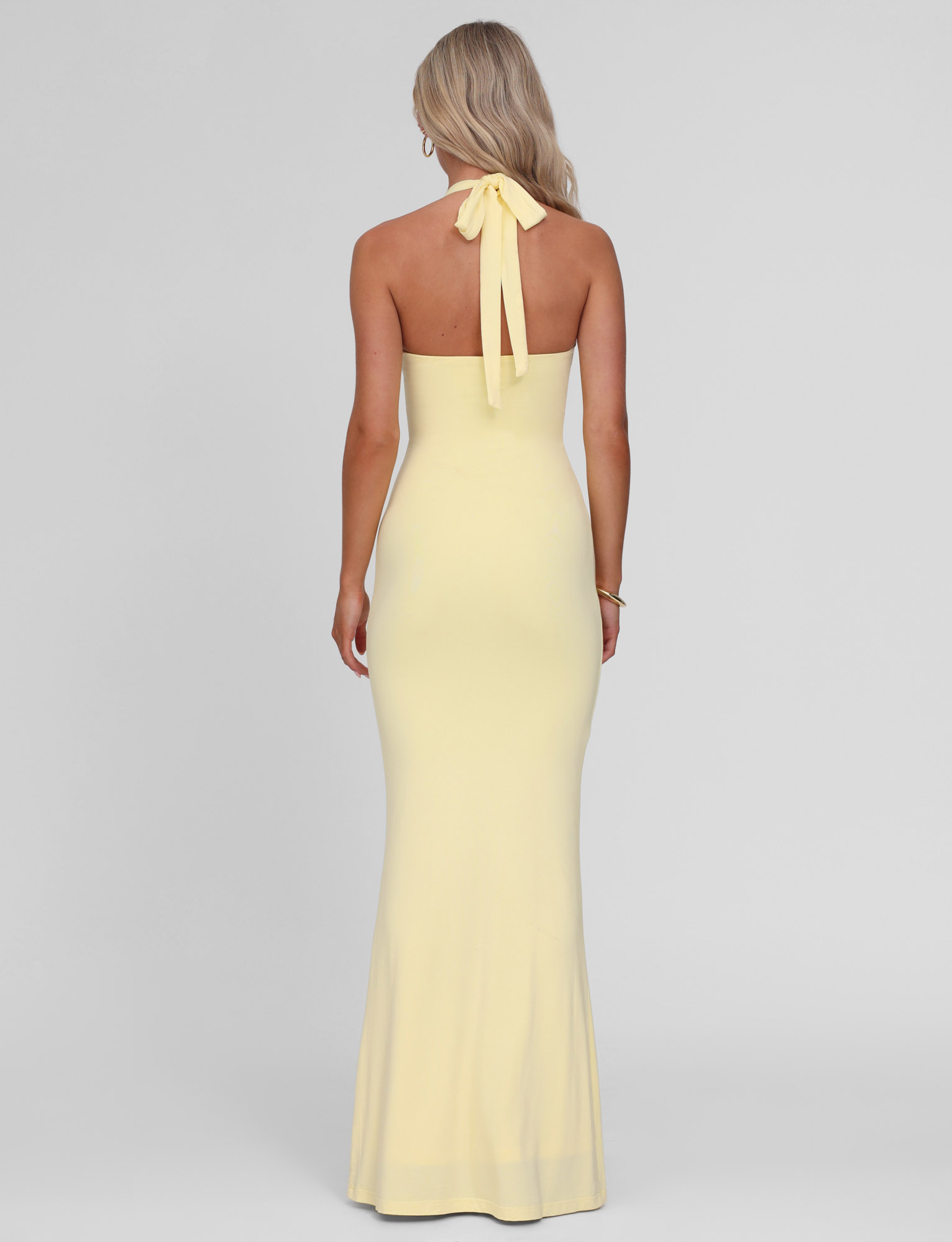 ZENEVA MAXI DRESS - LEMON