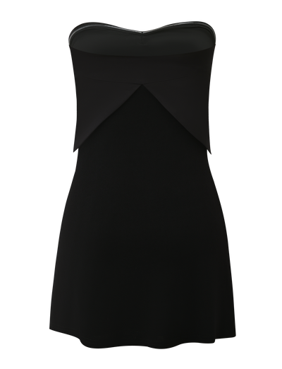 GROVE MINI DRESS - BLACK