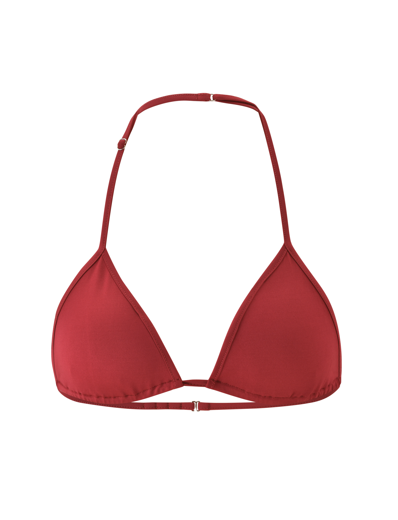 The ASH MIDI DRESS in red by TIGERMIST features a chic, minimal design—perfect for pairing with your favorite accessories. Displayed on a white background.