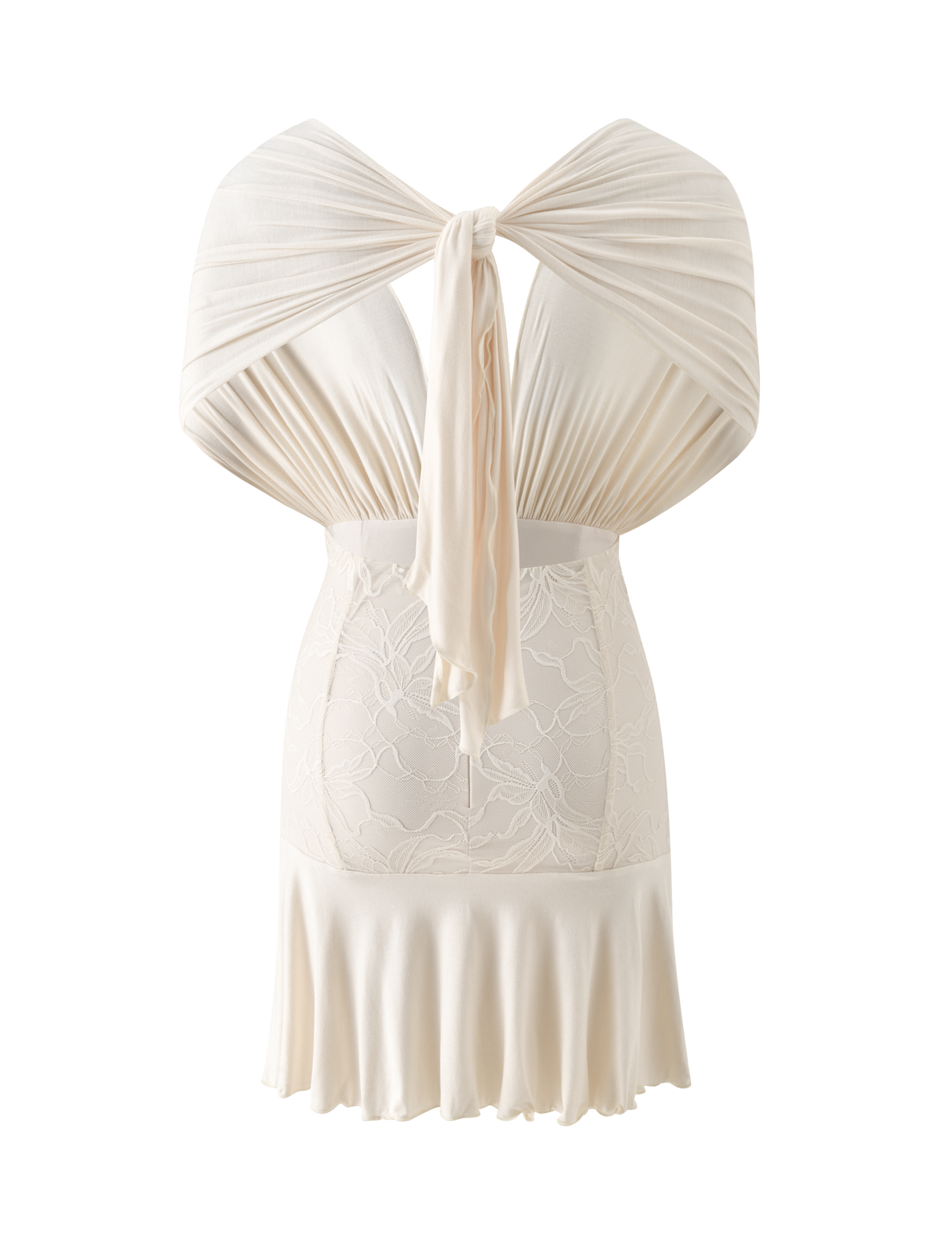CLEO MINI DRESS - CREAM