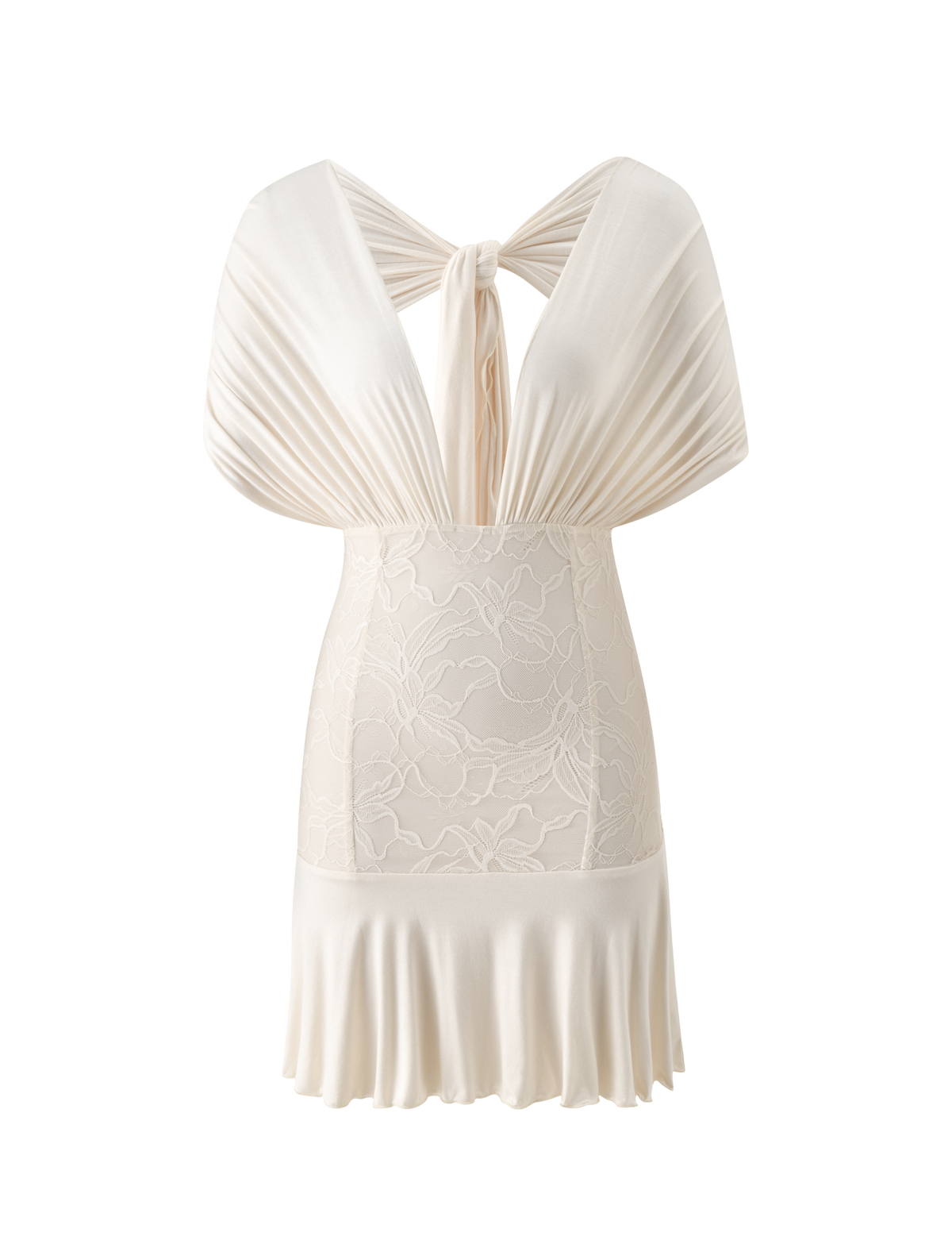 CLEO MINI DRESS - CREAM