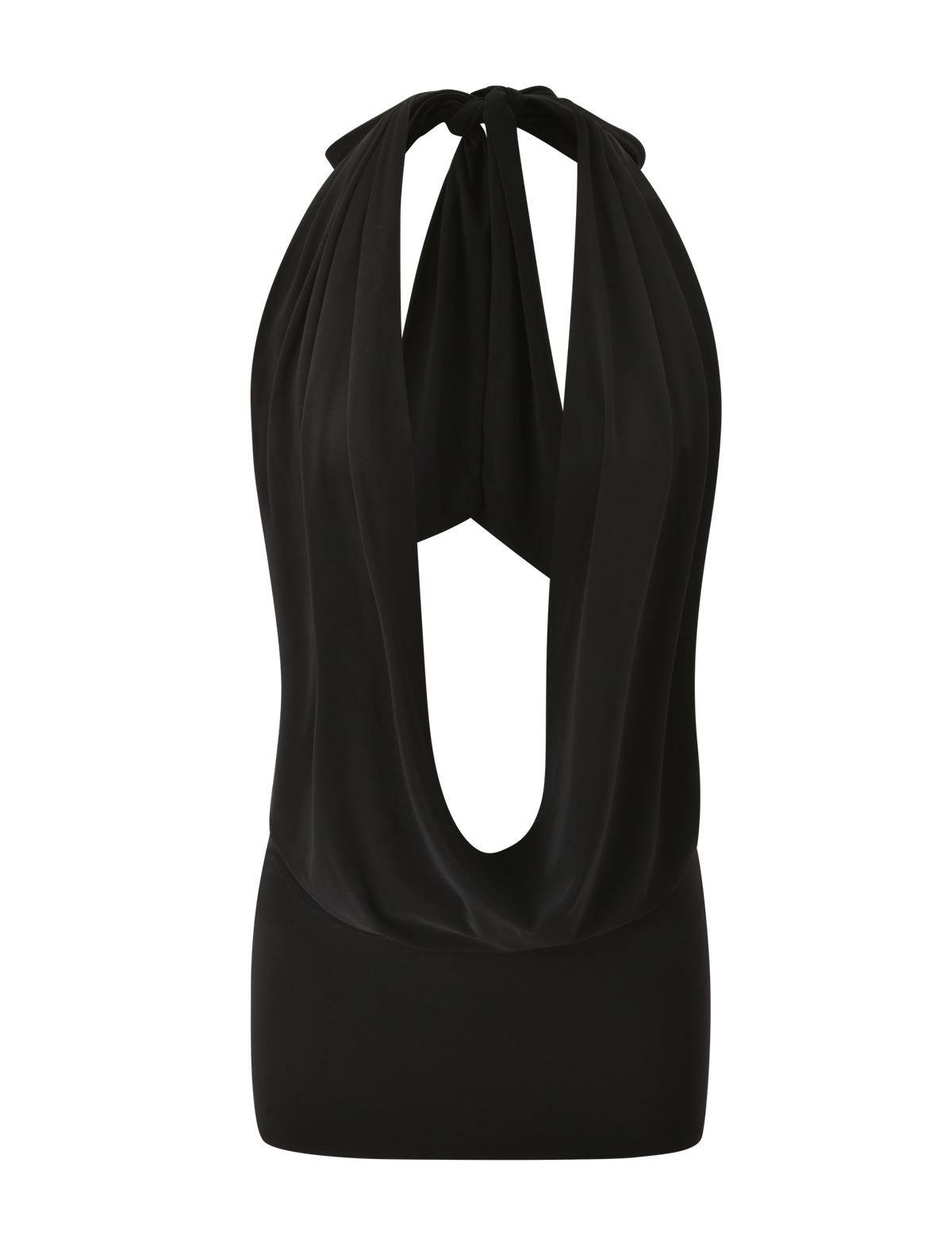 Tiger Mist Aretha Dress in black, ghost mannequin front view