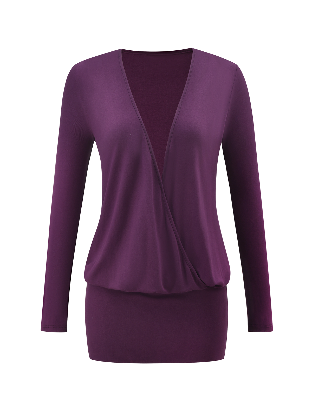 Tiger Mist Foxley Mini Dress in Plum, front view
